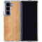 Natural Wood Galaxy Z Fold5 5G Clear Case