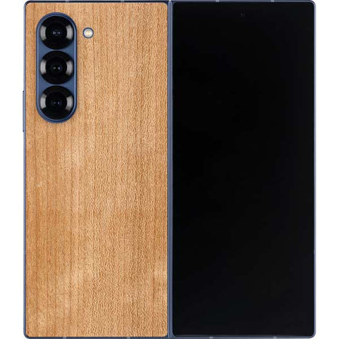 Natural Wood Galaxy Z Fold6 Skin