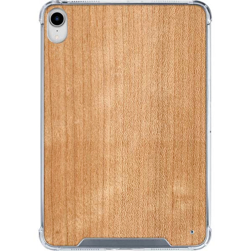 Natural Wood iPad 11th Gen (2025) Clear Case