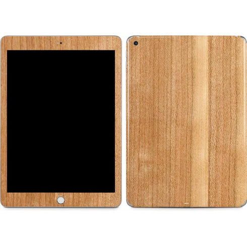 Natural Wood Apple iPad Skin