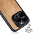 Natural Wood iPhone 13 Pro Max Kickstand Case