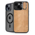 Natural Wood iPhone 14 Plus Kickstand Case