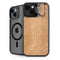 Natural Wood iPhone 15 Plus Kickstand Case
