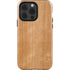 Natural Wood iPhone 15 Pro Impact Case