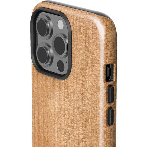 Natural Wood iPhone 15 Pro Impact Case