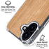 Natural Wood iPhone 16 Clear Case