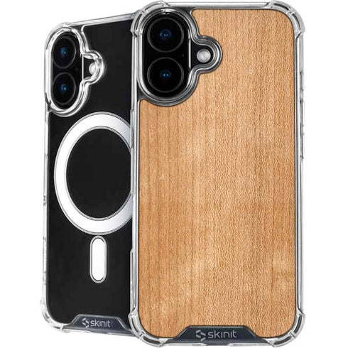 Natural Wood iPhone 16 MagSafe Case