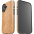 Natural Wood iPhone 16 Plus Impact Case