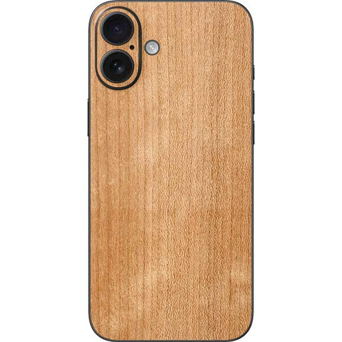Natural Wood iPhone 16 Plus Skin