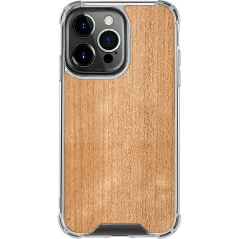 Natural Wood iPhone 16 Pro Max Clear Case