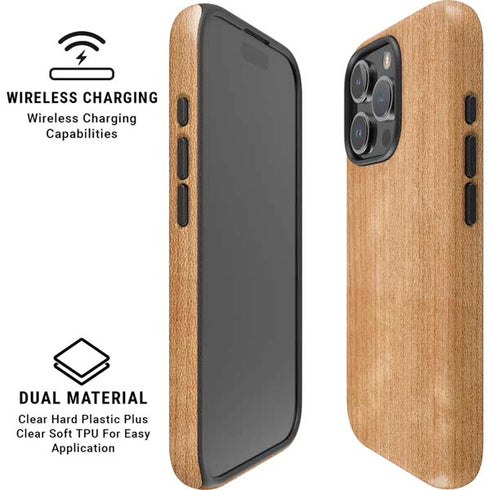 Natural Wood iPhone 16 Pro Max Magsafe Impact Case