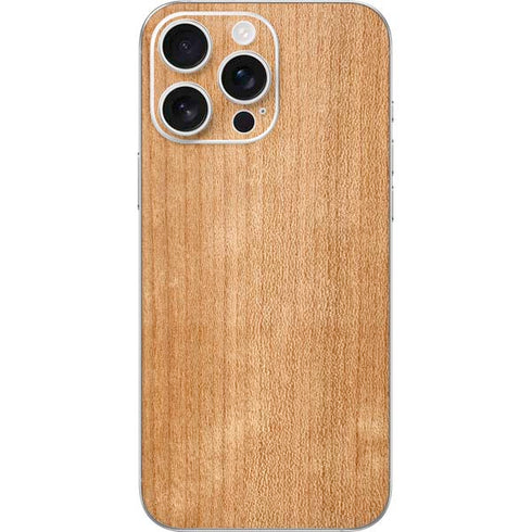 Natural Wood iPhone 16 Pro Max Skin
