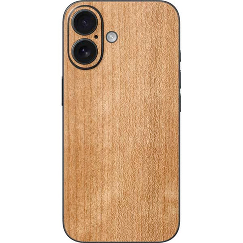 Natural Wood iPhone 16 Skin