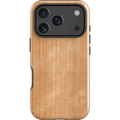 Natural Wood iPhone 18 Pro Impact Case