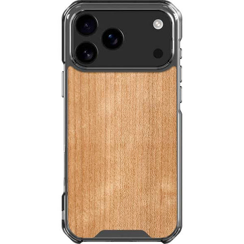 Natural Wood iPhone 18 Pro Max Clear Case