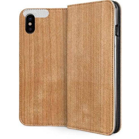 Natural Wood iPhone 8 Folio Case