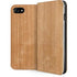 Natural Wood iPhone SE (2nd & 3rd Gen) Folio Case