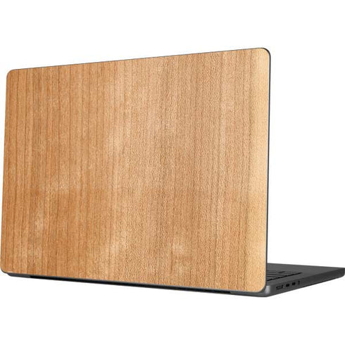 Natural Wood Apple MacBook Pro 14-inch Skin