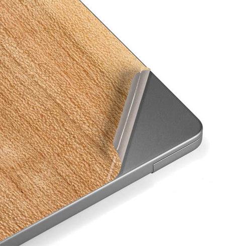 Natural Wood Apple MacBook Pro 14-inch Skin