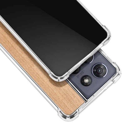 Natural Wood Moto G Power 5G (2025) Clear Case