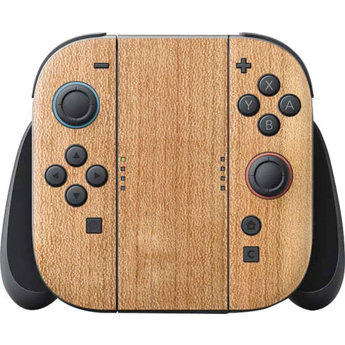 Natural Wood Nintendo Switch 2 (2025) Joy-Con Controller Skin