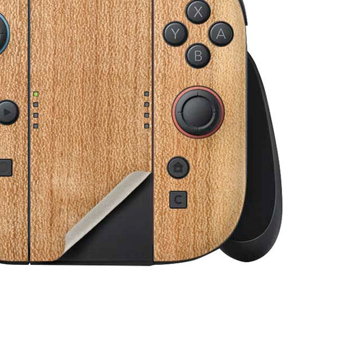 Natural Wood Nintendo Switch 2 (2025) Joy-Con Controller Skin