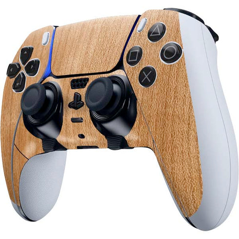 Natural Wood PS5 DualSense Edge Pro Controller Skin