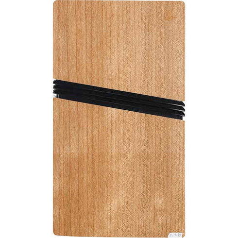 Natural Wood PS5 Pro Console Skin