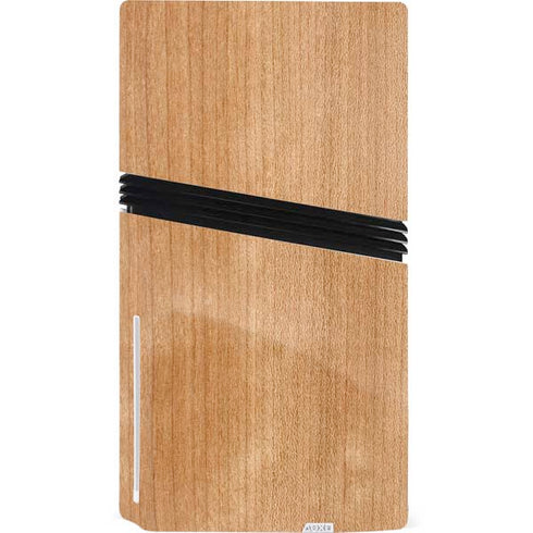 Natural Wood PS5 Pro Disk Console Skin