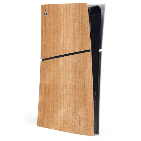 Natural Wood PS5 Slim Digital Edition Console Skin