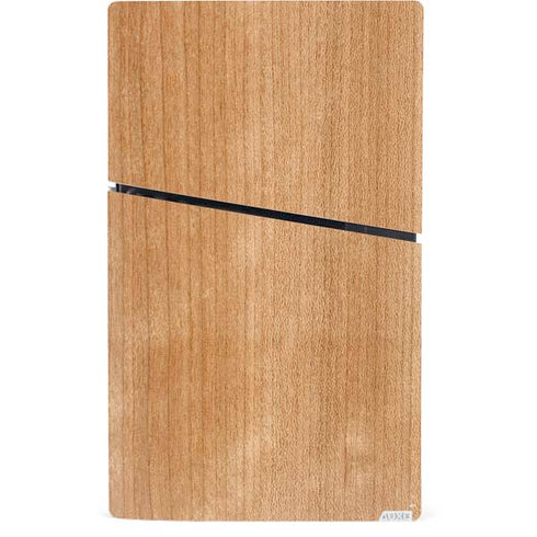 Natural Wood PS5 Slim Digital Edition Console Skin