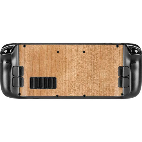 Natural Wood Steam Deck Handheld Gaming Computer OLED Skin