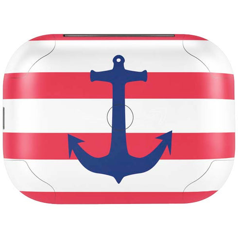 Nautical Stripes Amazon Echo Buds Skin