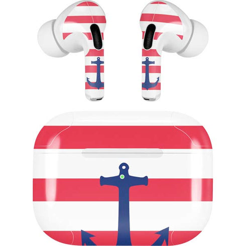Nautical Stripes AirPods Skins