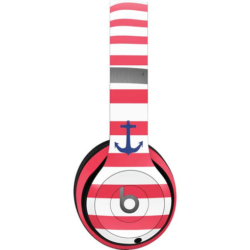 Nautical Stripes Beats Solo 4 Wireless Headphones Skin