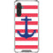 Nautical Stripes Galaxy A17 Clear Case