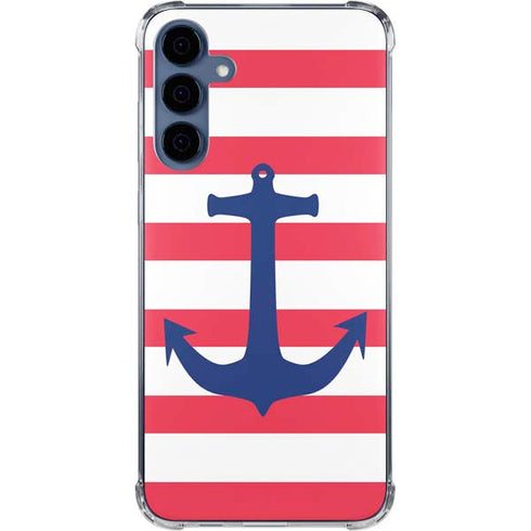 Nautical Stripes Galaxy A35 5G Clear Case
