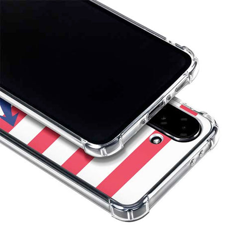 Nautical Stripes Galaxy A36 5G Clear Case