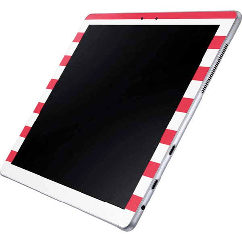 Nautical Stripes Galaxy Book 12in Skin