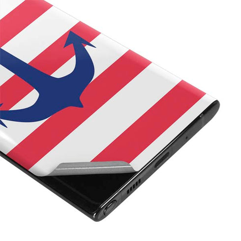 Nautical Stripes Galaxy Note 10 Plus Skin