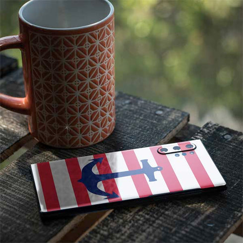 Nautical Stripes Galaxy Note 10 Plus Skin