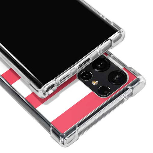 Nautical Stripes Galaxy S23 Ultra Clear Case