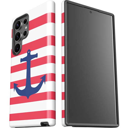 Nautical Stripes Galaxy S23 Ultra Pro Case
