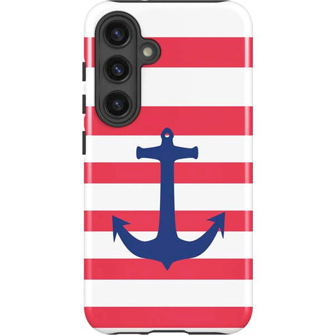Nautical Stripes Galaxy S25 Impact Case