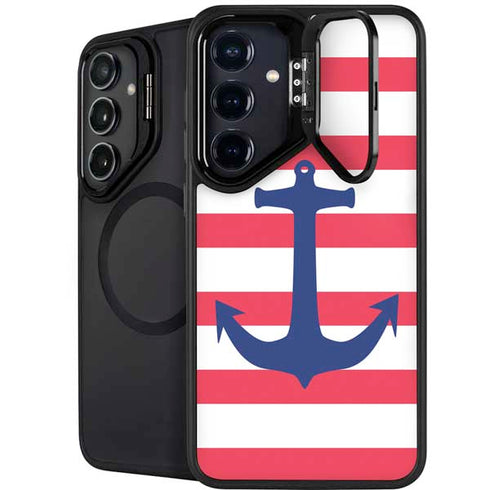 Nautical Stripes Galaxy S25 Kickstand Case