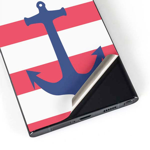 Nautical Stripes Galaxy S24 Ultra Skin