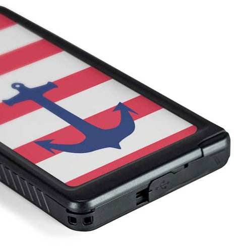Nautical Stripes Galaxy S24 Ultra Waterproof Case