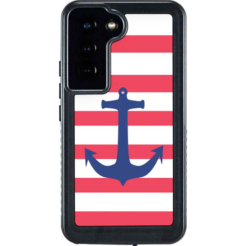 Nautical Stripes Galaxy S24 Waterproof Case