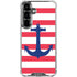 Nautical Stripes Galaxy S26 Clear Case