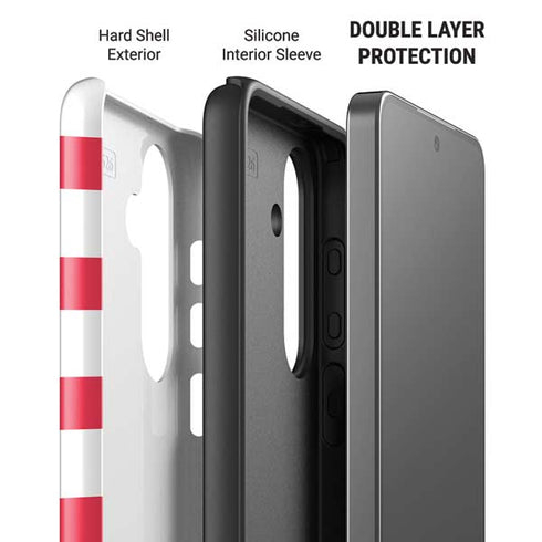 Nautical Stripes Galaxy S26 Plus Impact Case